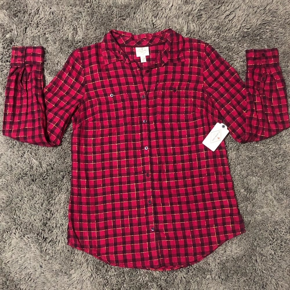 St. John’s Bay Button Down Tee